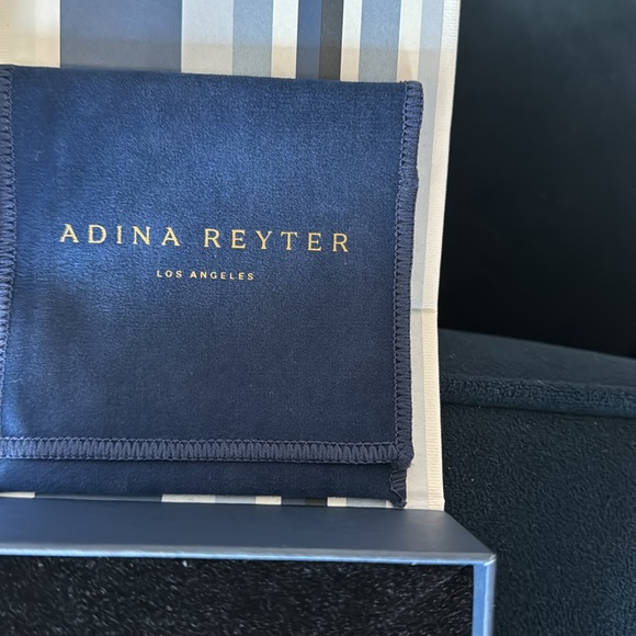 New Adina Reyter 3 Ruby diamond opal stacking ring size 5 solid 14k yellow gold - Picture 7 of 7